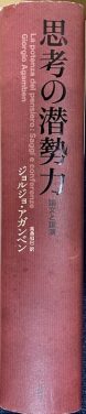 Agamben-shikou-no-senseiryoku